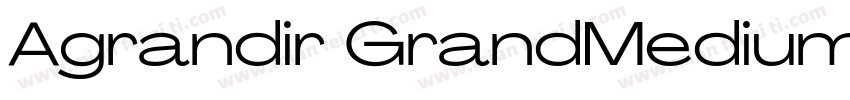 Agrandir GrandMediumItalic字体转换